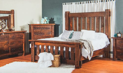 Rustic bedroom set by Dutchman's Furniture in Missouri