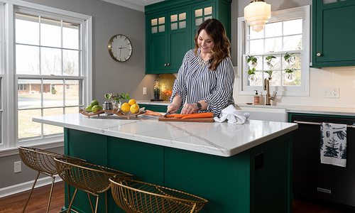 Emily Johnson | Modern Kitchen Renovation in 1960s Colonial Home