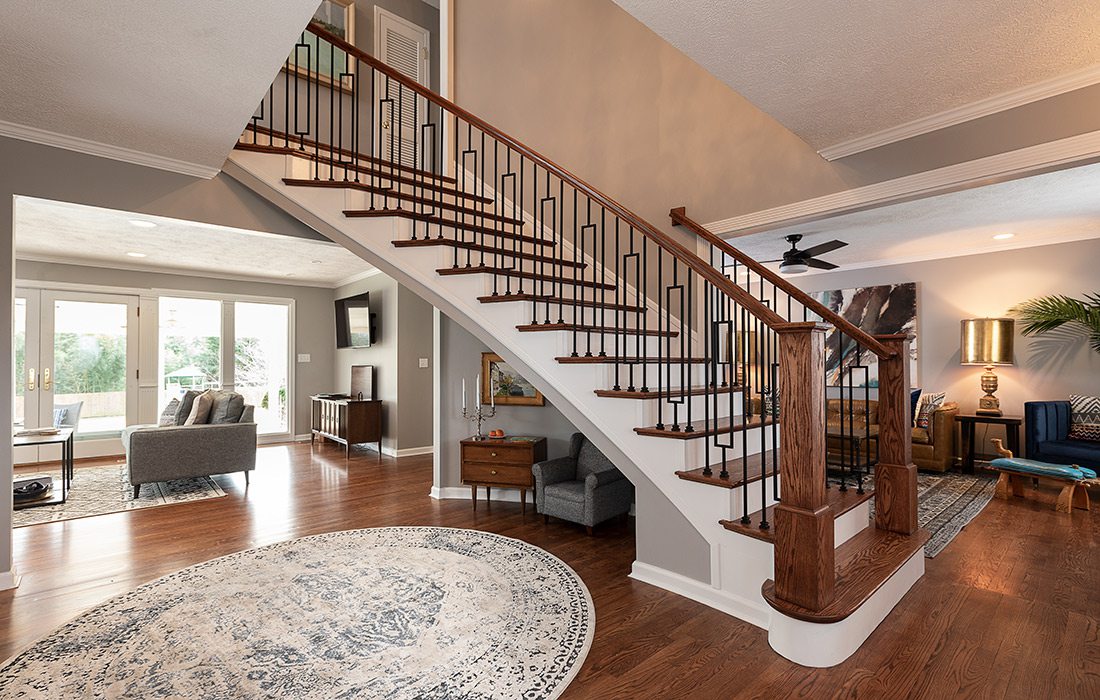 Emily Johnson - Colonial Renovation - Staircase - By Brandon Alms