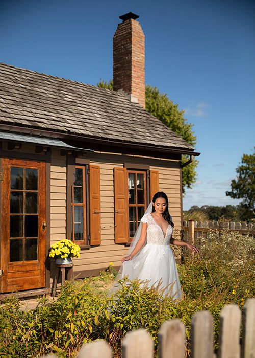 Lace Carmelita gown from Tesori