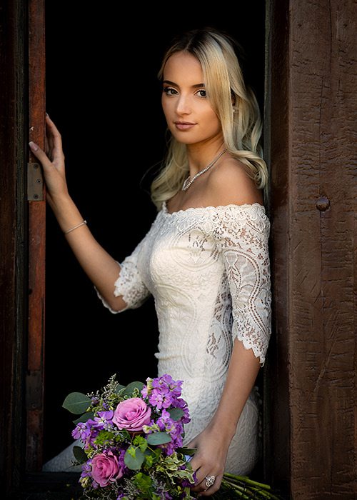 Lace Raven gown from Normans Bridal in Springfield MO