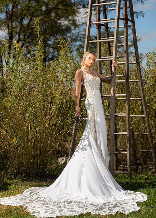 Lace Anastasia gown from Normans Bridal in Springfield MO