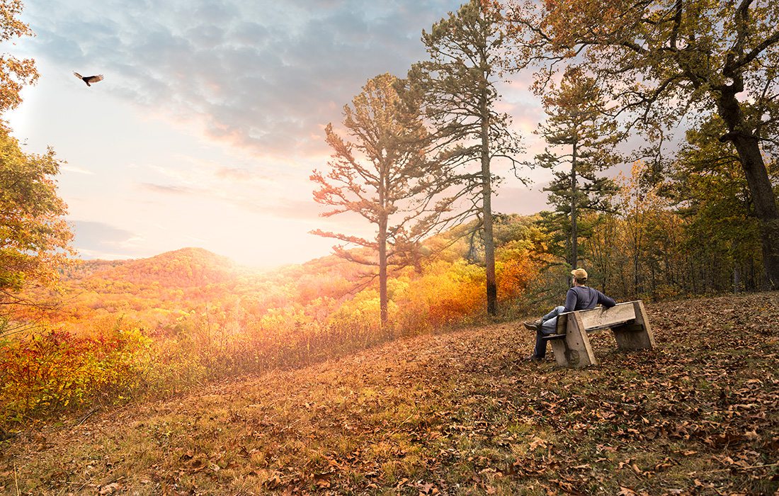 Stop along Glade Top National Forest Scenic Byway