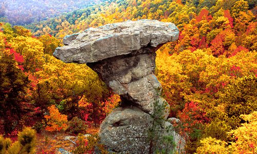 Pedestal Rocks in the Ozarks