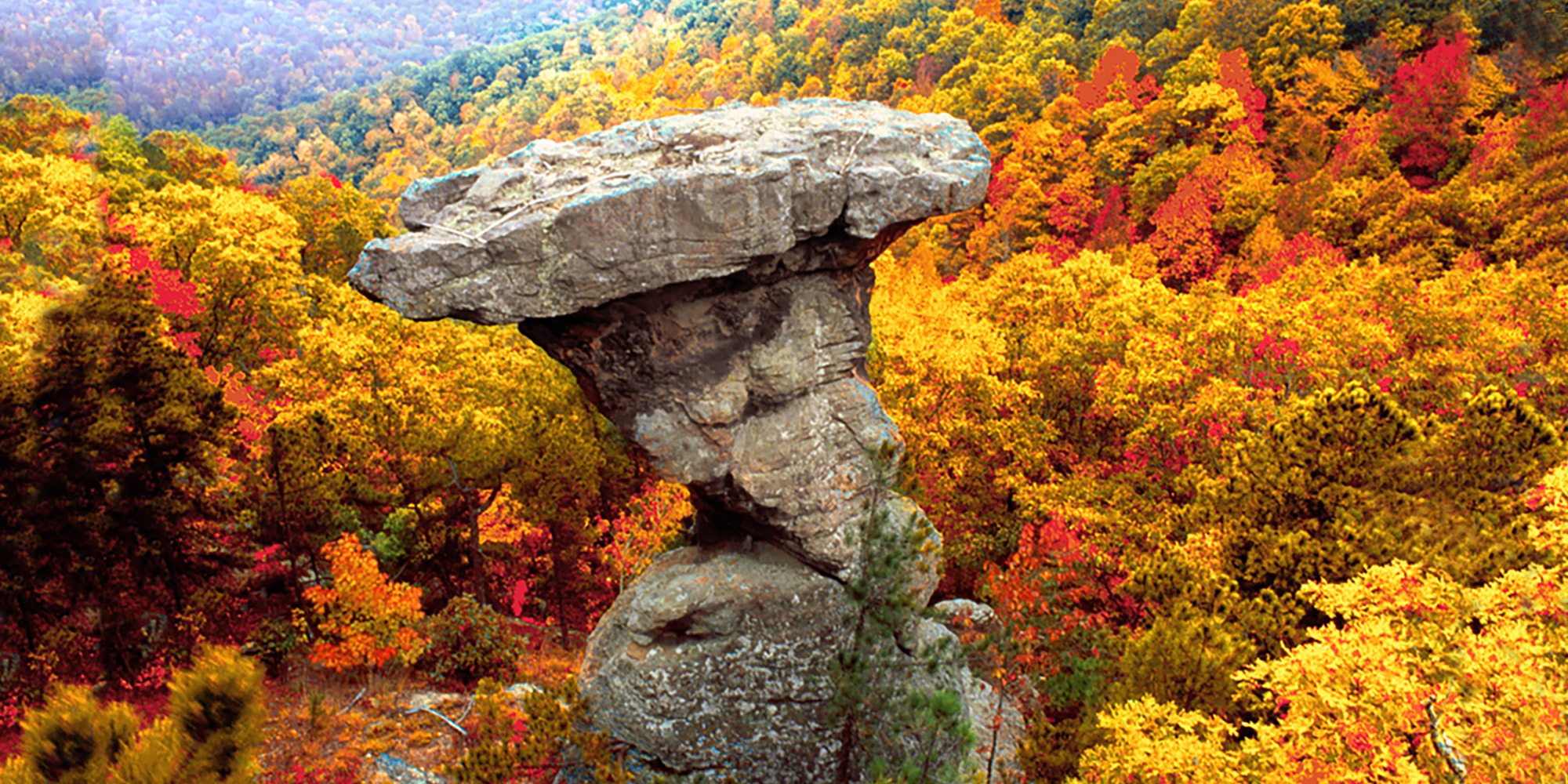 Pedestal Rocks in the Ozarks