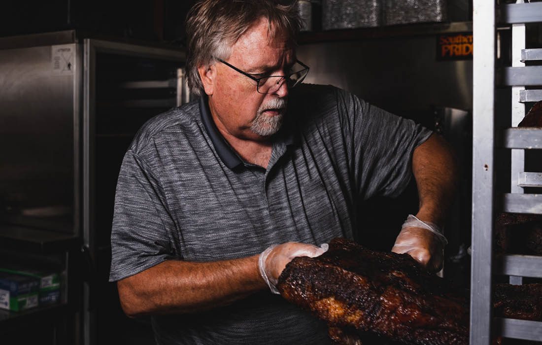 John Winkert, owner of Fat Daddy's Family Bar-B-Cue