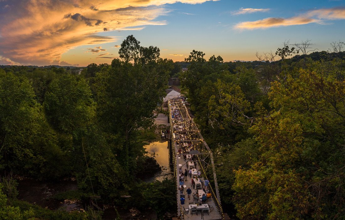 Finley Farms bridge in Ozark MO