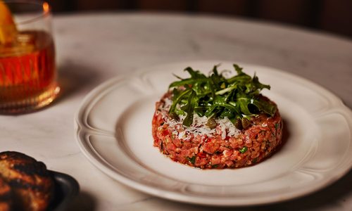 Bison Tartare at The Garrison