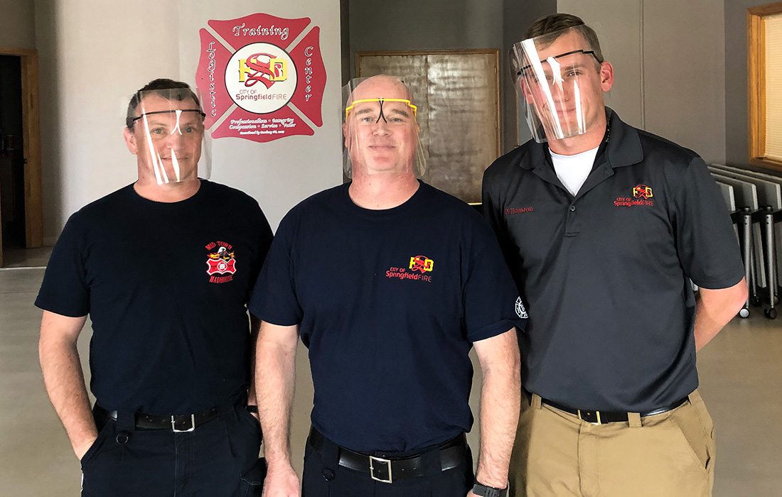 Springfield MO Firefighters with PPE