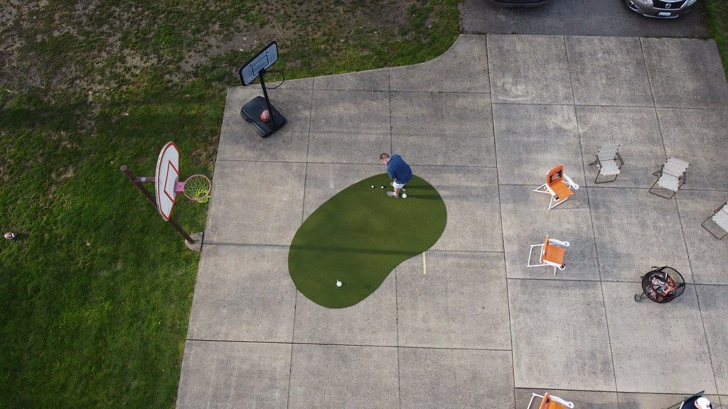 Putting green done by ForeverLawn of the Ozarks.