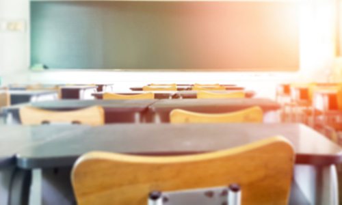 empty school classroom