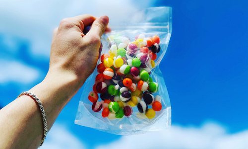 Freeze dried Skittles from Pineapple Whip