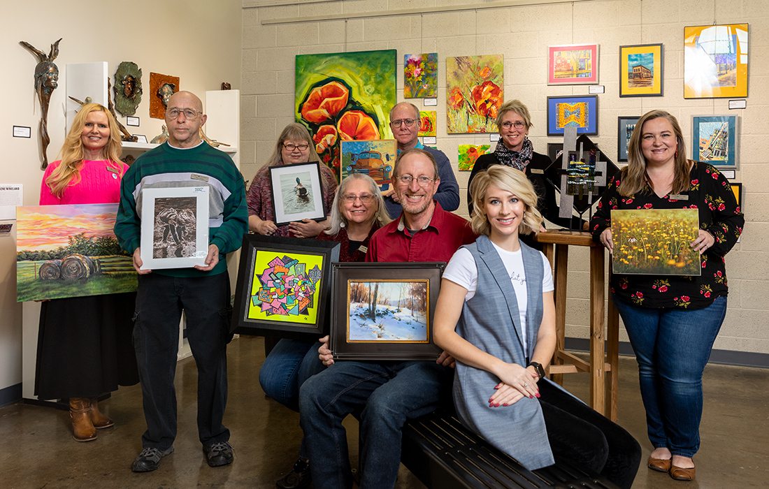 Fresh Gallery artists in downtown Springfield MO