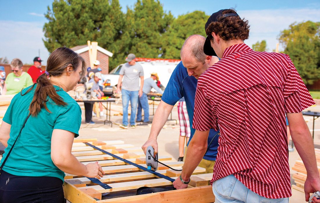 Volunteer team at Sleep In Heavenly Peace