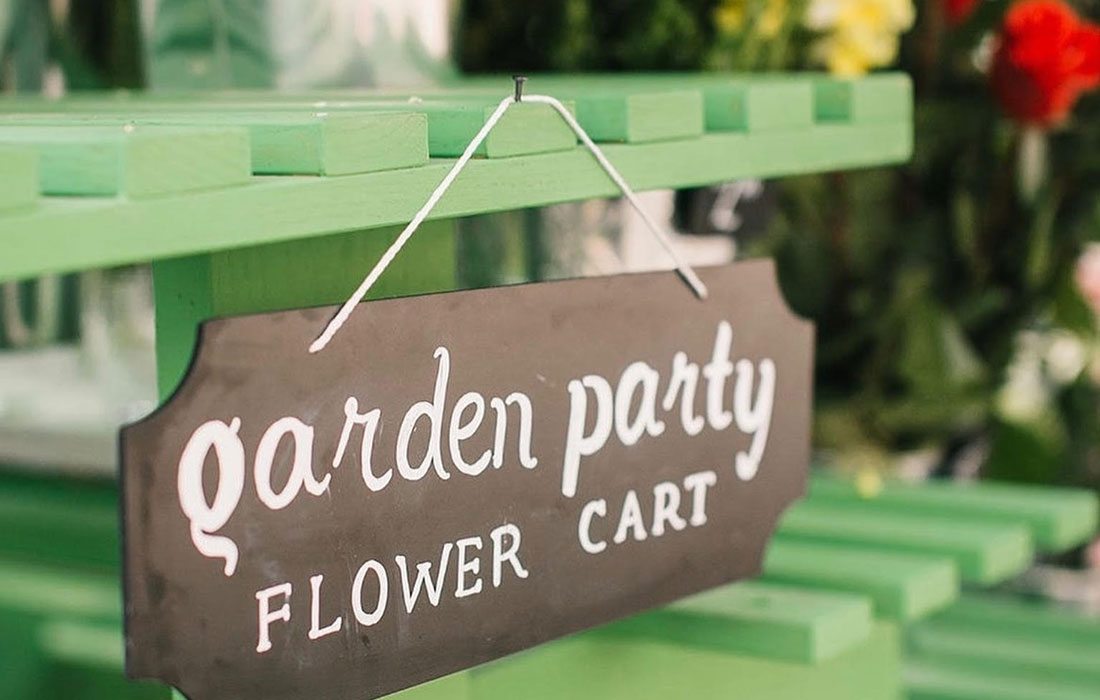 Garden Party Flower Cart