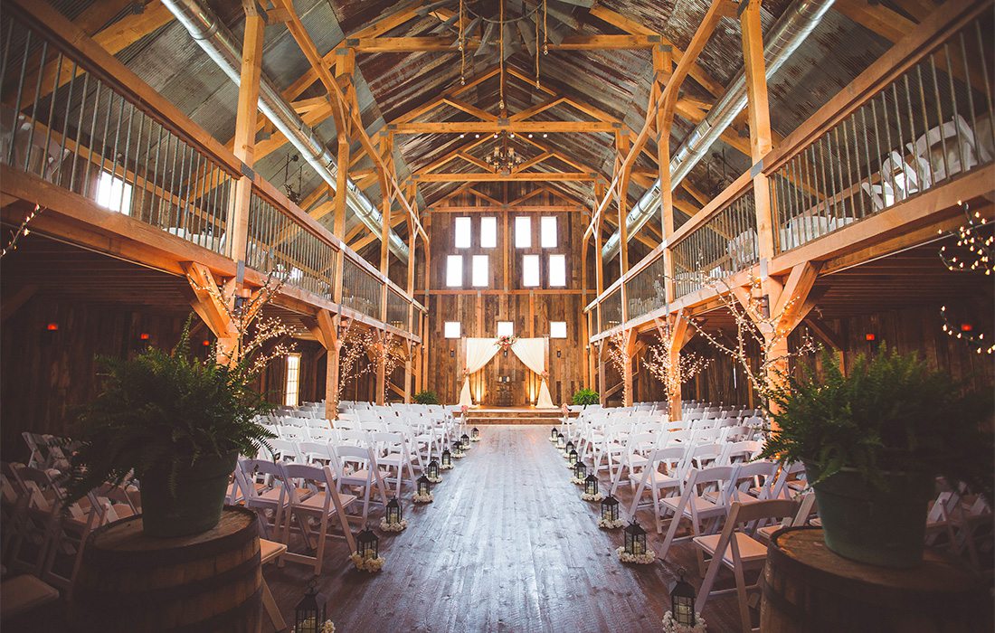 The Gambrel Barn wedding venue Verona MO