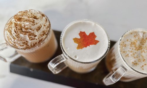 Coffee flight from the Garden Exchange in Aurora MO