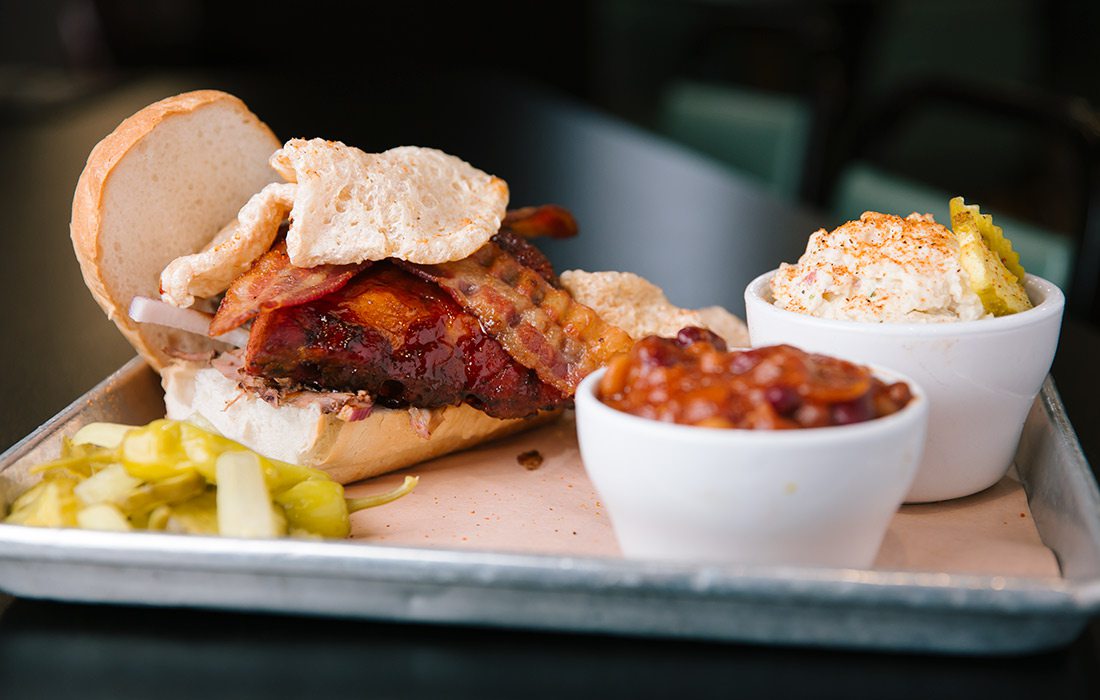 BBQ Sandwich at Gettin' Basted in Branson MO