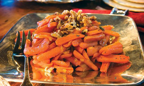 Glazed Carrots With Walnuts