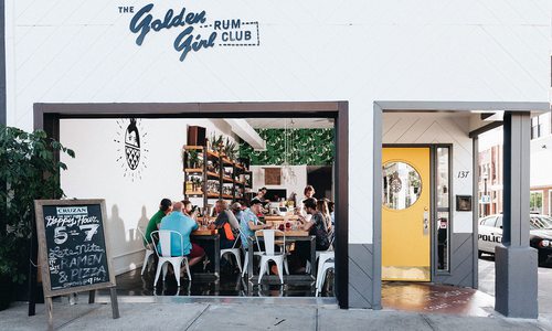 Golden Girl Rum Club outdoor seating