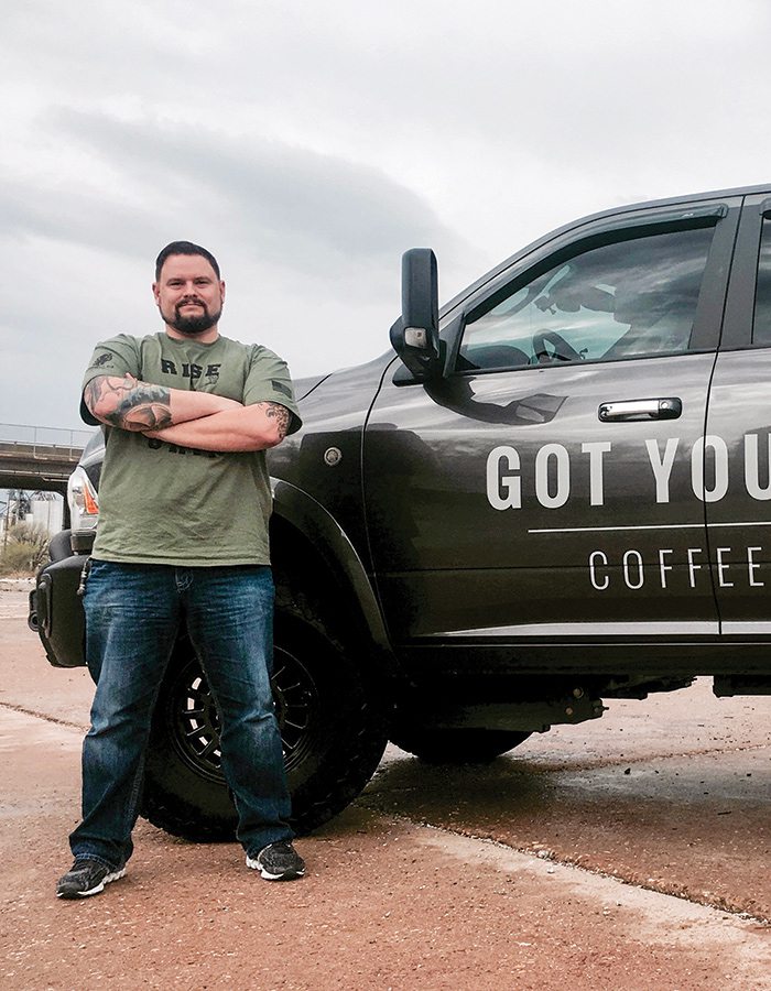 Eric Hadley, owner of Got Your Six Coffee Co.