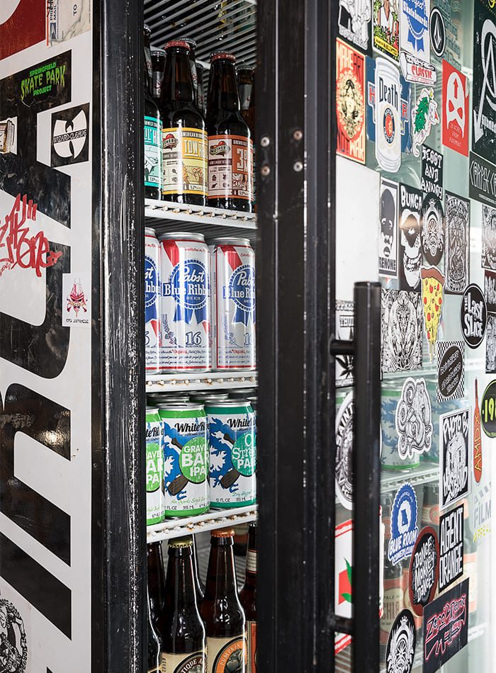 Beer Fridge at Grad School