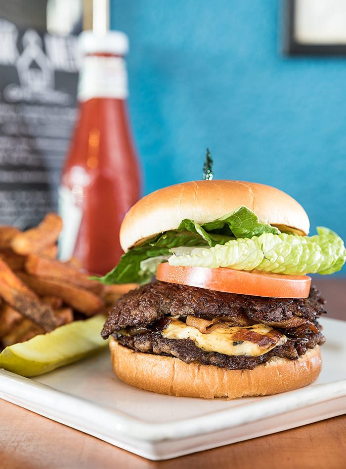 The Full Ride Burger from Grad School