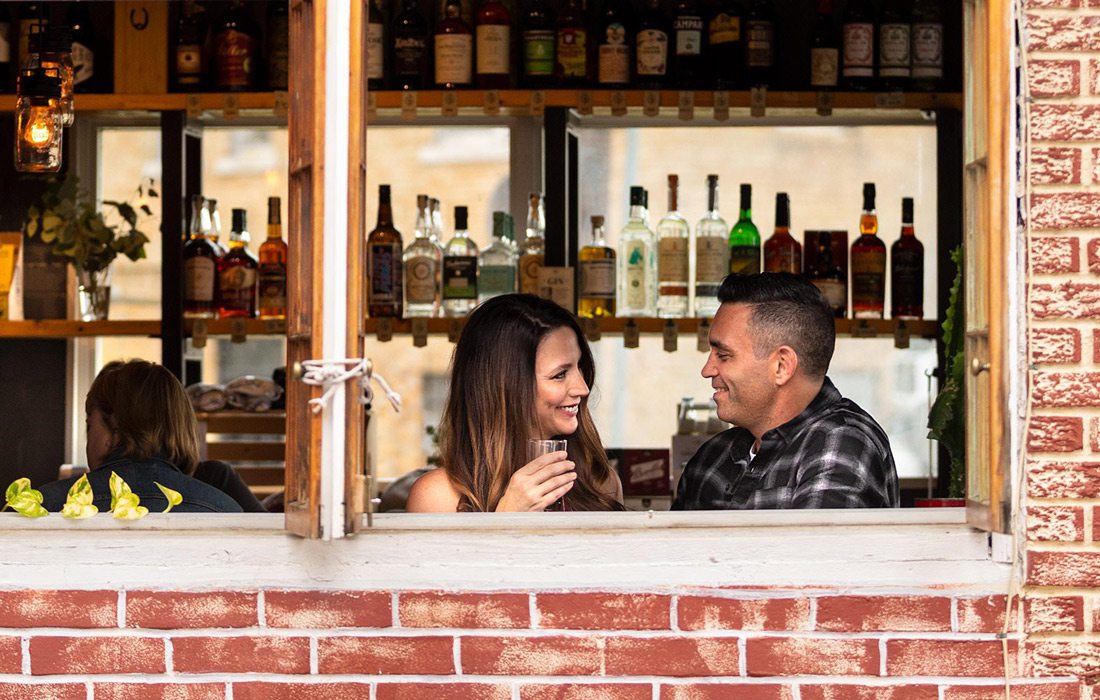 Couple at Cherry Picker Package and Fare in Springfield MO