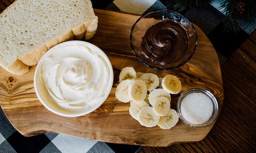 banana nutella grilled cheese