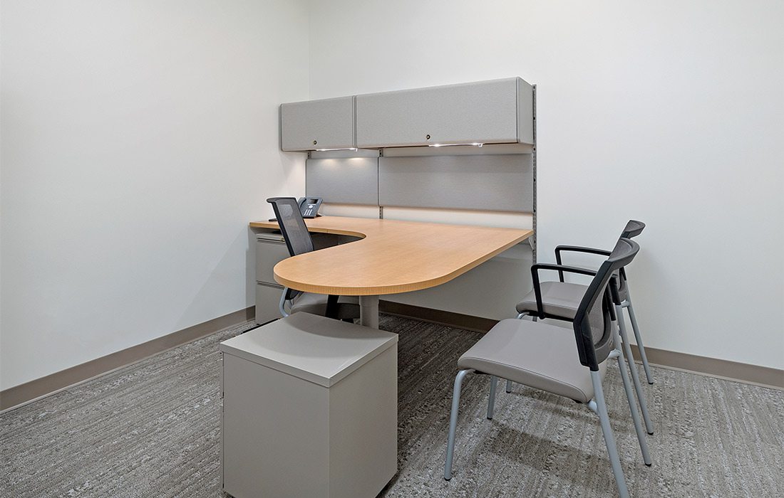 Desk and chair at CoxHealth clinic