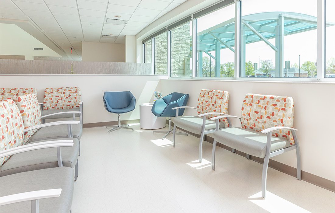 Waiting room at new CoxHealth clinic