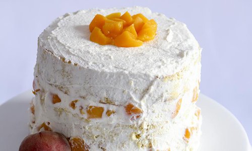 Peaches And Cream Cake