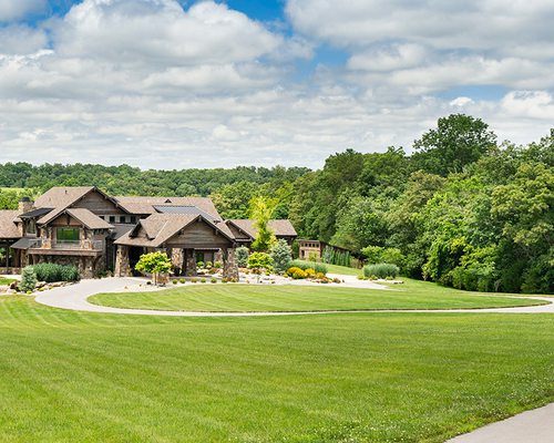 Modern timber frame home in Springfield MO