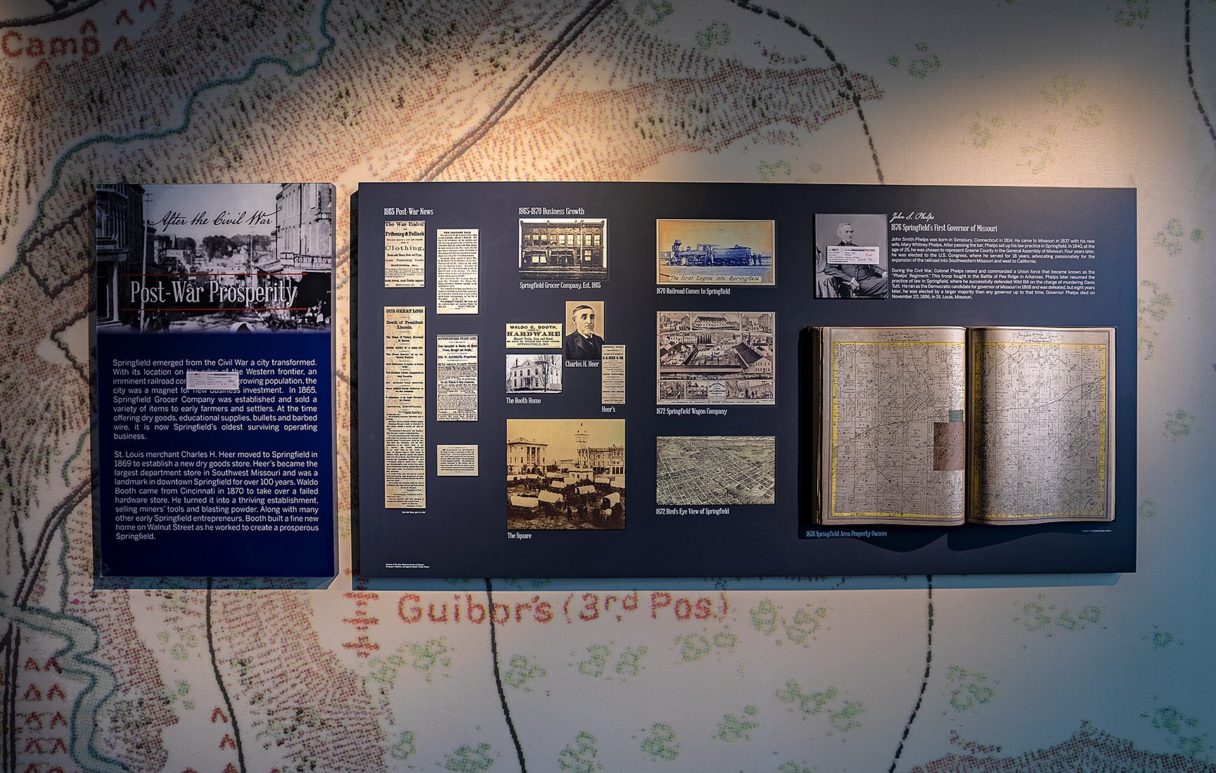 Display at Springfield MO's History Museum on the Square