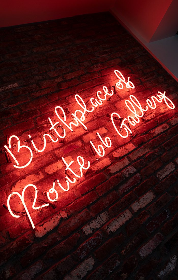 Neon Sign at Springfield MO's History Museum on the Square
