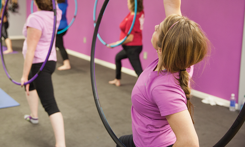 Hula Hoop Fitness Class at Fusion Fitness