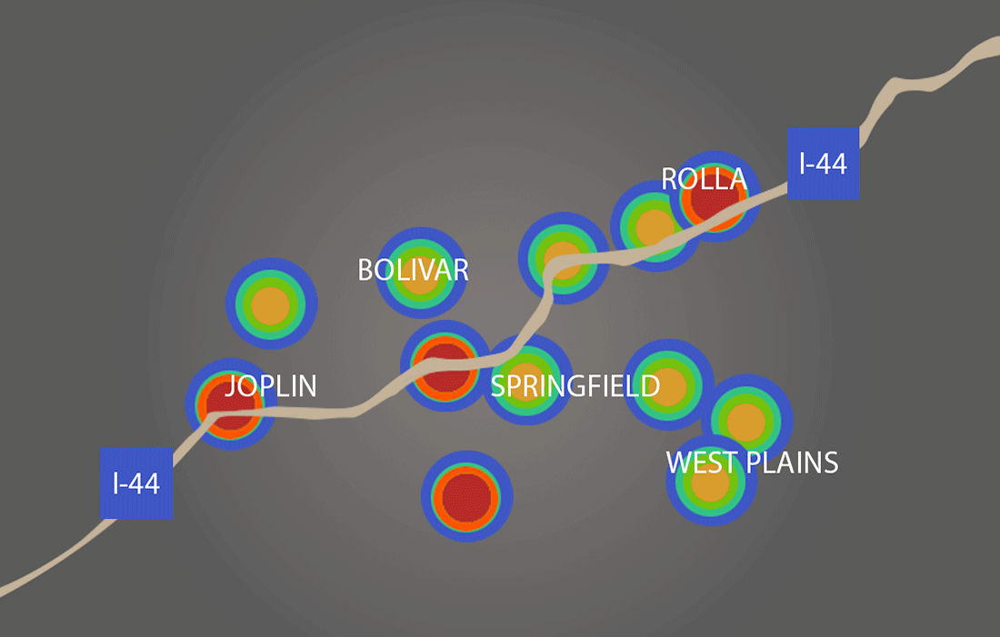 human trafficking heat map