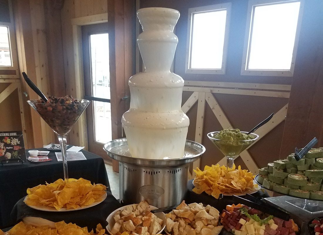 Queso fountain