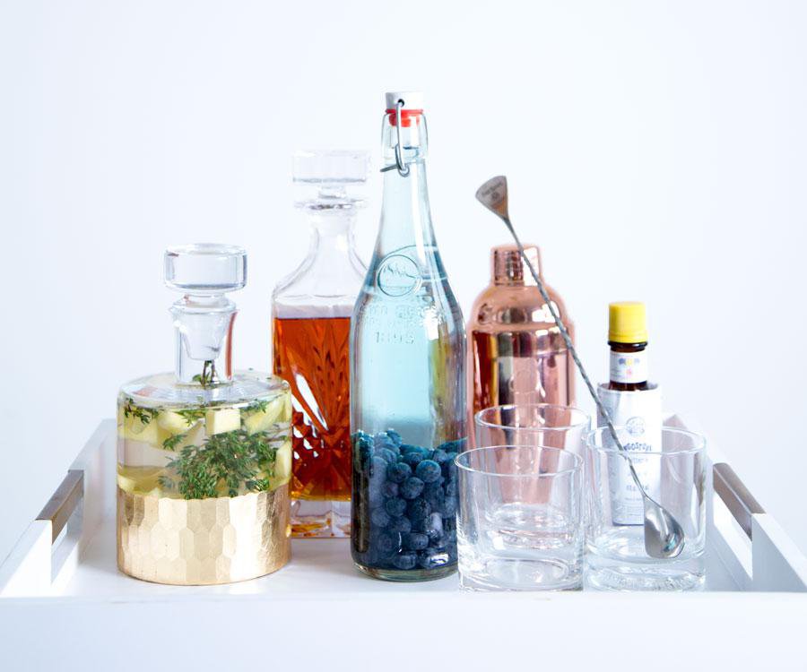 Tailor your liquor cabinet to your personal tastes by infusing your spirits.