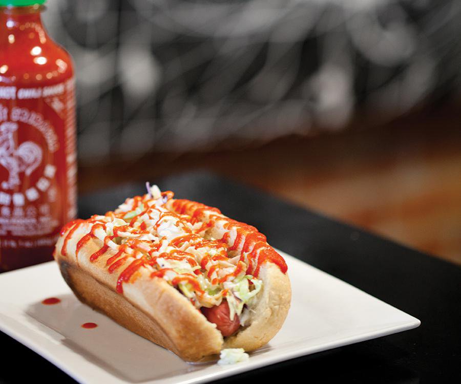 Up your hot dog game and try a crazy concoction at Joplin's Instant Karma Gourmet Hot Dogs.