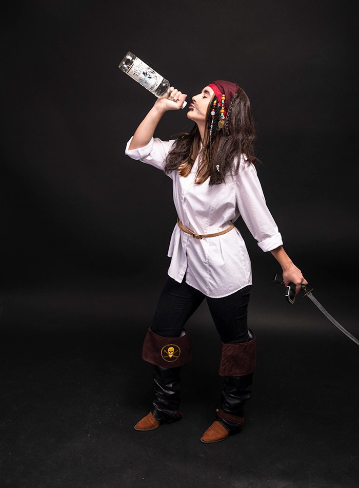 Jenna deJong as Jack Sparrow Halloween 2019