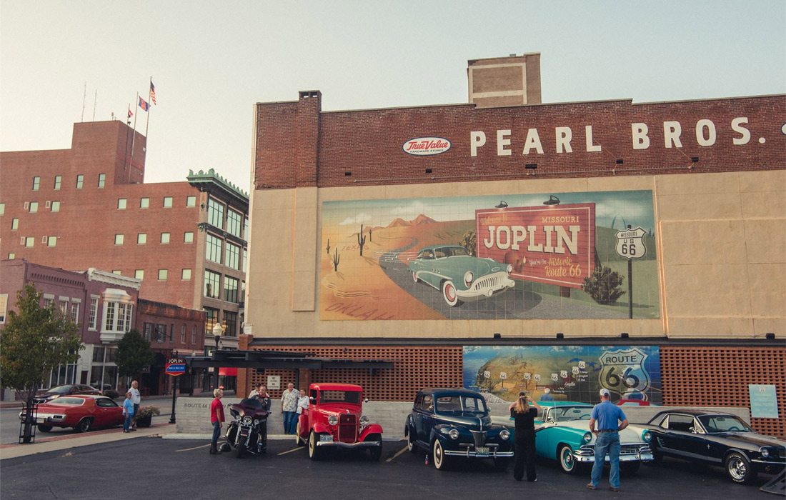 Route 66 Mural Park in Joplin MO