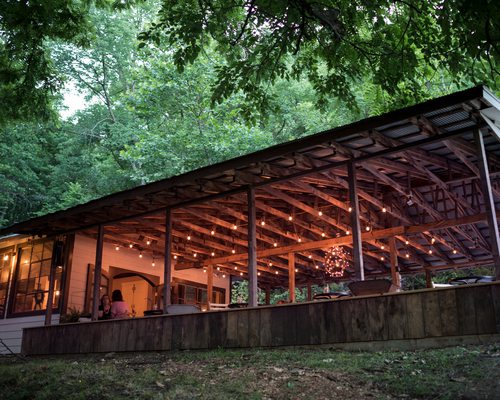 Lavender Falls Farm overhead lights