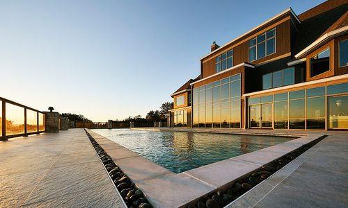 In ground pool at home on Table Rock Lake