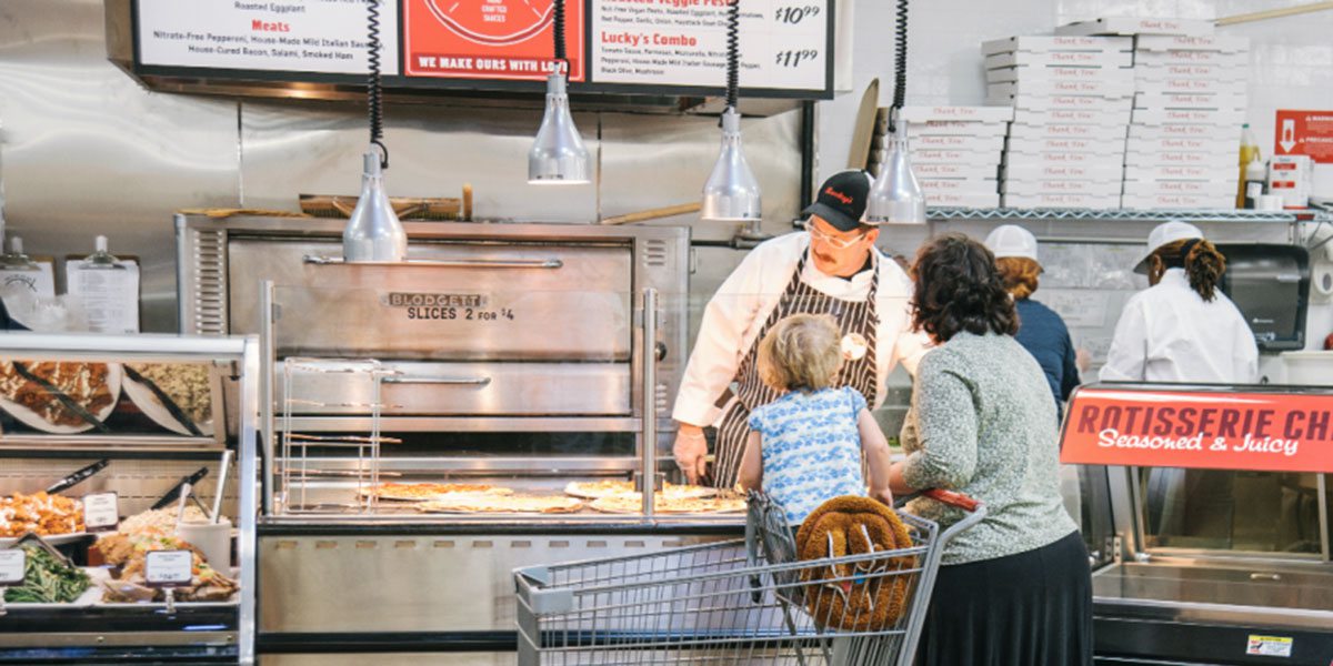 Lucky's Market butcher shop