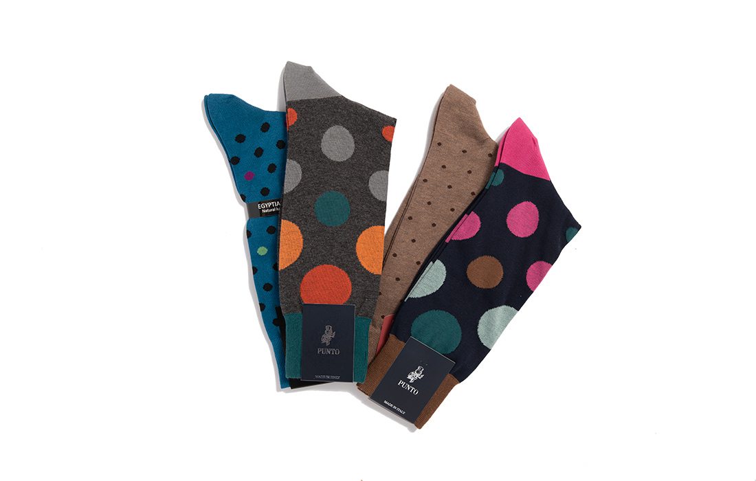 Polka Dot Socks from Town & County