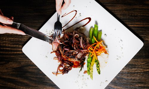 Steak from Metropolitan Grill in Springfield, Missouri