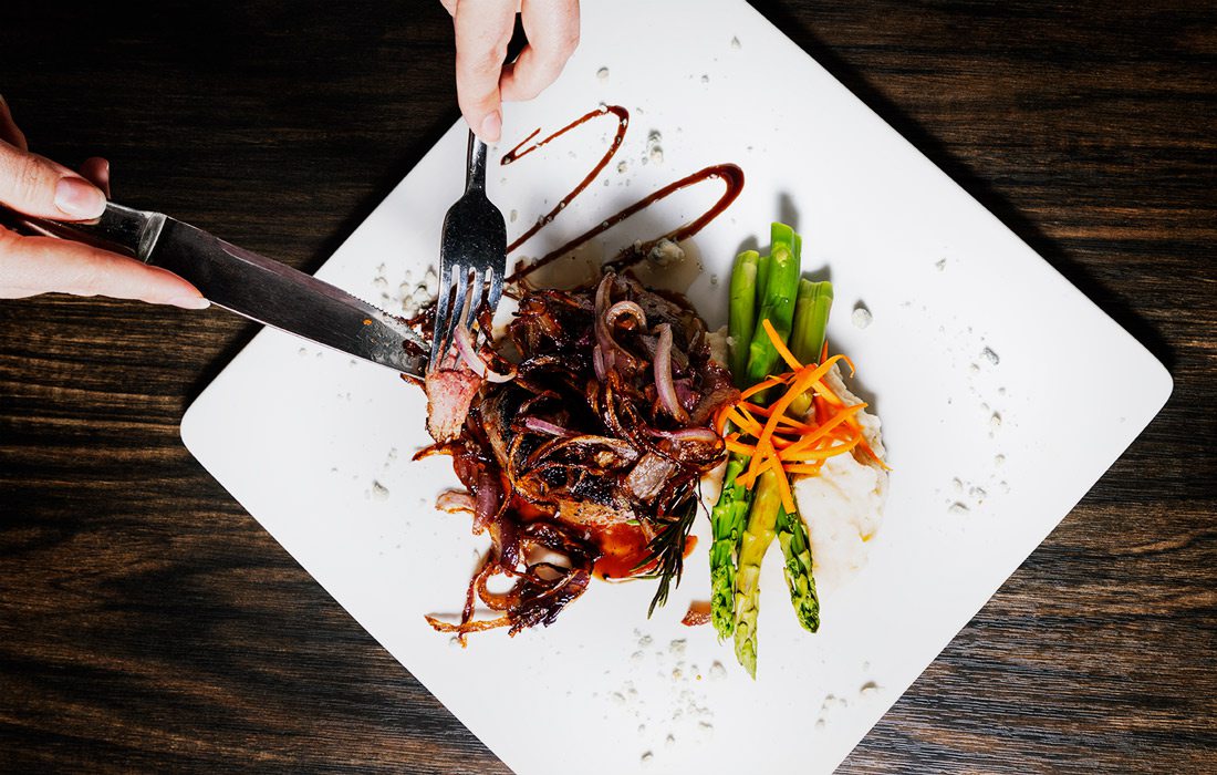 Steak from Metropolitan Grill in Springfield, Missouri