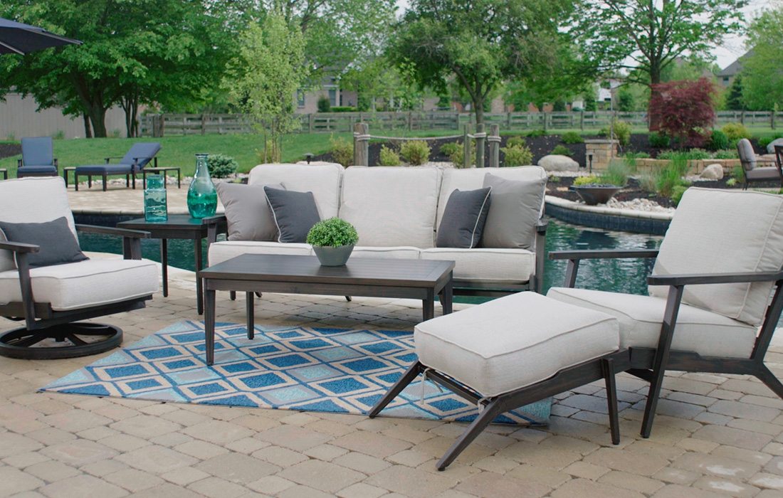 Patio furniture from Missouri Furniture.