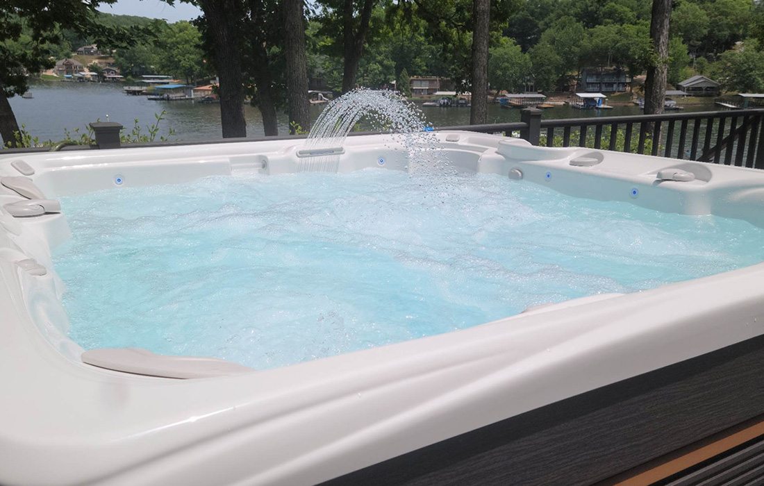 Hot tub from Missouri Furniture.